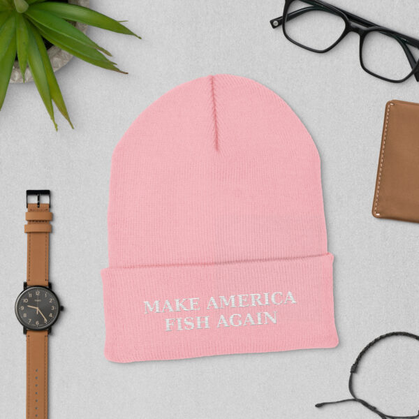 Make America Fish Again Beanie - Image 7