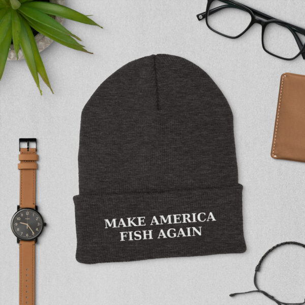 Make America Fish Again Beanie - Image 4