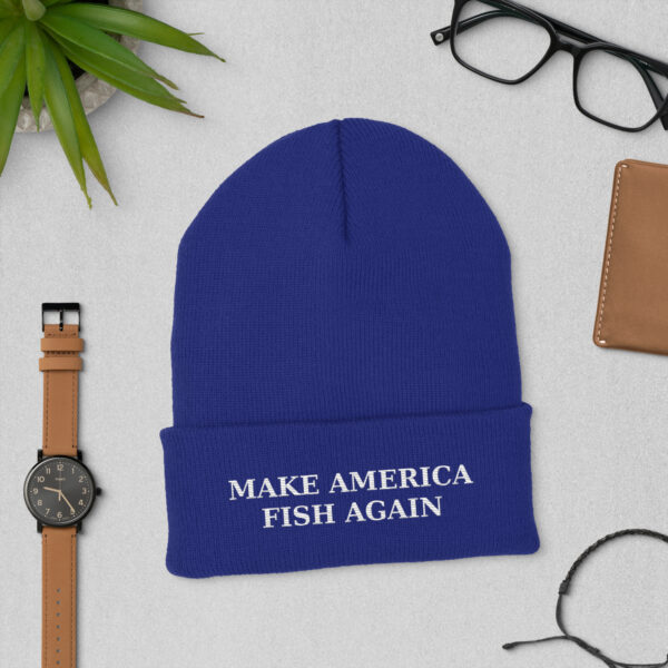 Make America Fish Again Beanie - Image 5